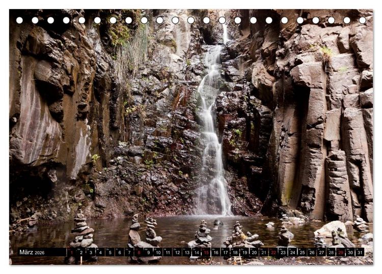 Produktbild: La Gomera - Valle Gran Rey (Tischkalender 2026 DIN A5 quer), CALVENDO Monatskalender