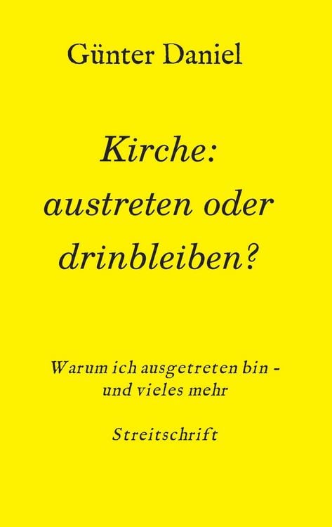 Produktbild: Kirche: austreten oder drinbleiben?