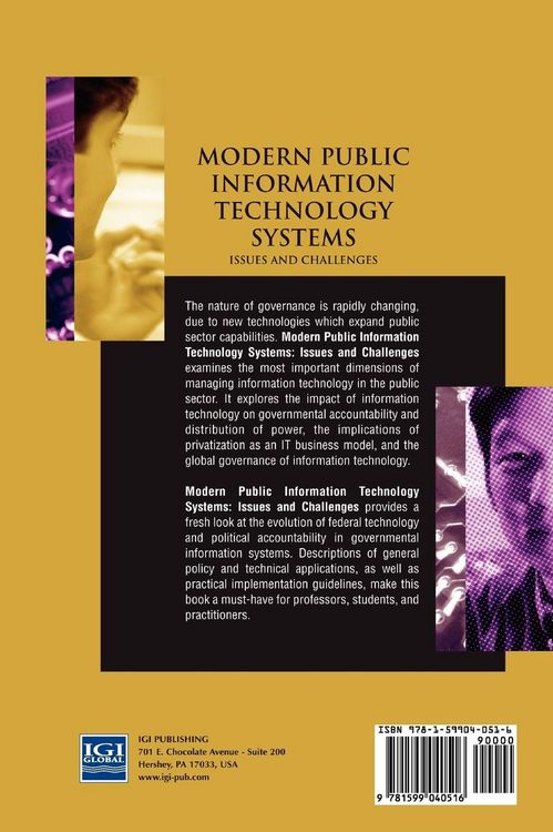 Produktbild: Modern Public Information Technology Systems