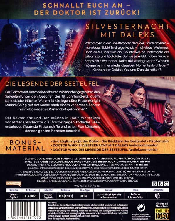 Produktbild: Doctor Who - Silvesternacht mit Daleks / Die Legende der Seeteufel
