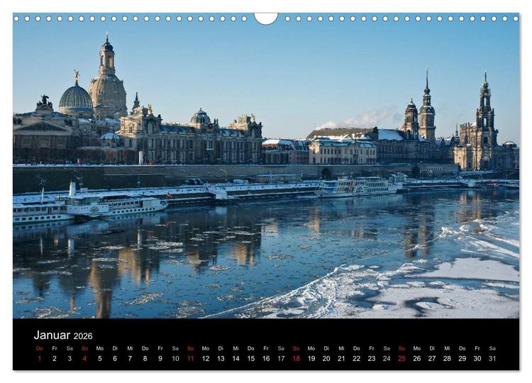 Produktbild: Dresden, das Florenz an der Elbe (Wandkalender 2026 DIN A3 quer), CALVENDO Monatskalender