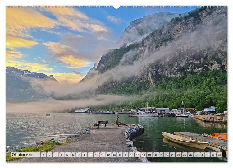 Produktbild: Norwegen erkunden mit dem Wohnmobil (Wandkalender 2026 DIN A2 quer), CALVENDO Monatskalender