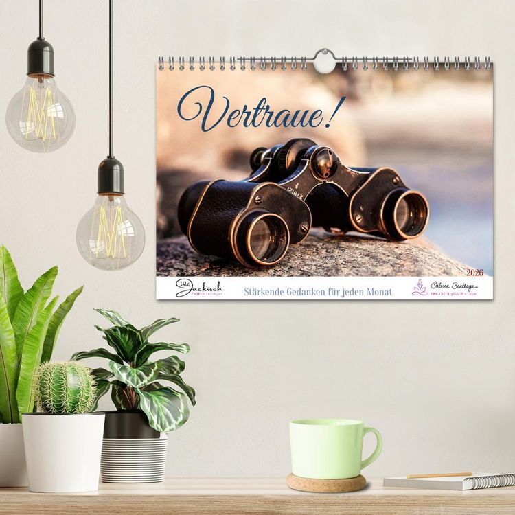 Produktbild: Vertraue! (Wandkalender 2026 DIN A4 quer), CALVENDO Monatskalender