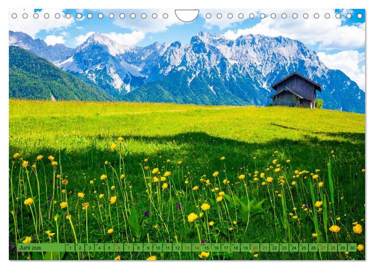 Produktbild: Die Buckelwiesen im Oberen Isartal (Wandkalender 2026 DIN A4 quer), CALVENDO Monatskalender