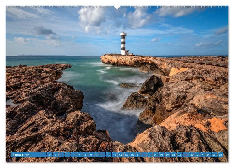 Produktbild: Mallorca, Sehnsuchtsinsel im Mittelmeer (hochwertiger Premium Wandkalender 2026 DIN A2 quer), Kunstdruck in Hochglanz