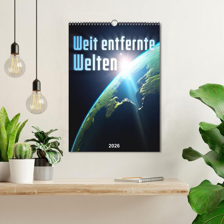 Produktbild: Weit entfernte Welten (Wandkalender 2026 DIN A3 hoch), CALVENDO Monatskalender