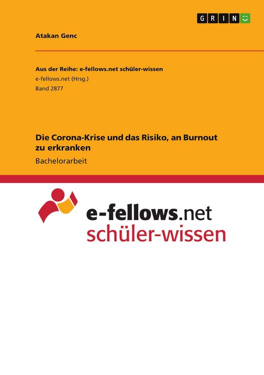 Produktbild: Die Corona-Krise und das Risiko, an Burnout zu erkranken