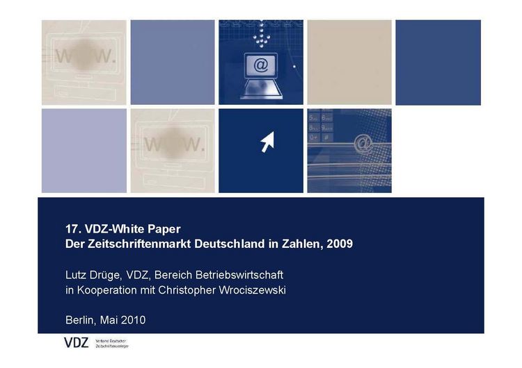 Produktbild: Der Zeitschriftenmarkt Deutschland in Zahlen, 2009