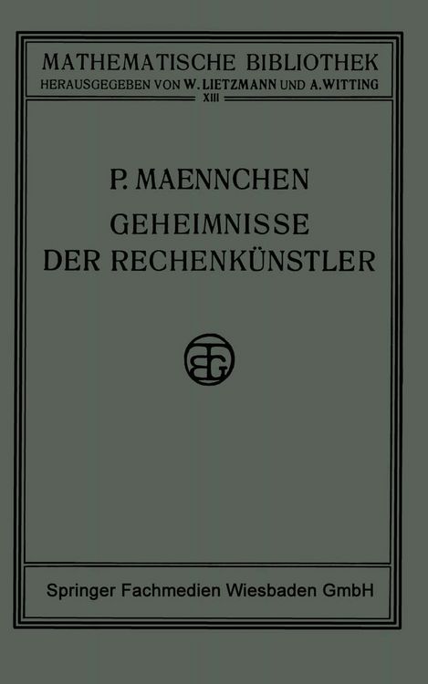 Produktbild: Geheimnisse der Rechenk&uuml;nstler
