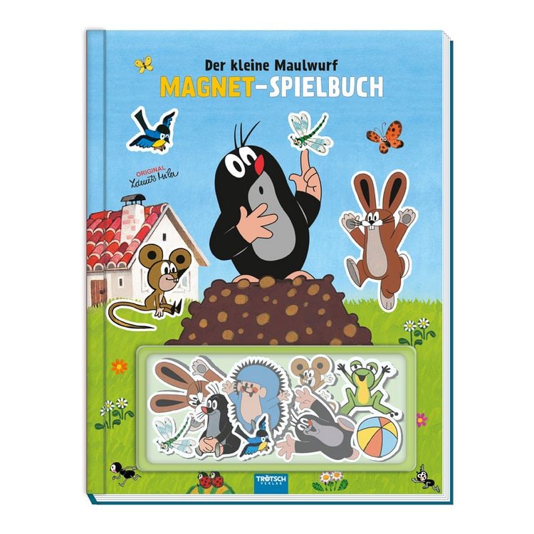 Produktbild: TR&Ouml;TSCH - Der kleine Maulwurf Magnet-Spielbuch Pappenbuch mit Magneten