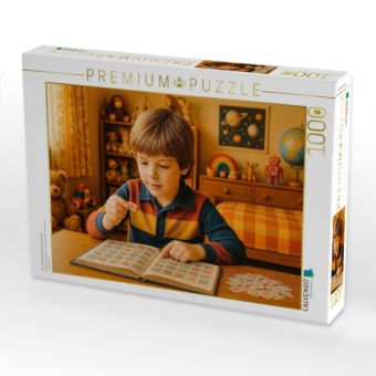 Produktbild: CALVENDO Puzzle Der kleine Briefmarkensammler | 1000 Teile Lege-Gr&ouml;&szlig;e 64x48cm Foto-Puzzle f&uuml;r gl&uuml;ckliche Stunden