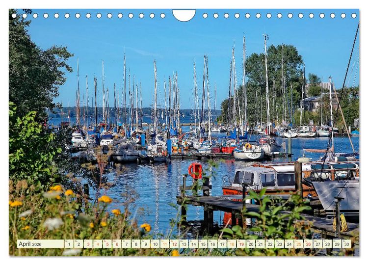 Produktbild: Bezauberndes Flensburg (Wandkalender 2026 DIN A4 quer), CALVENDO Monatskalender