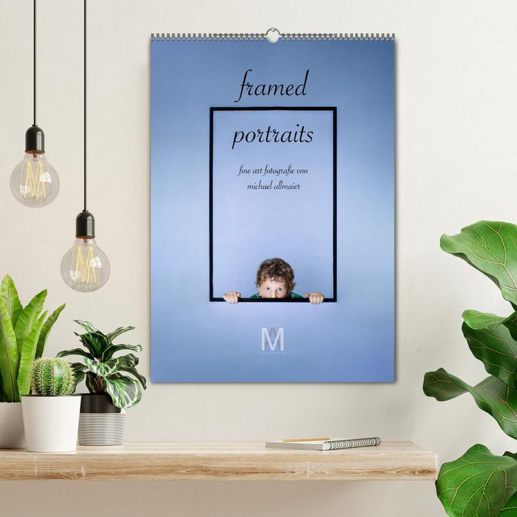 Produktbild: framed portraits - fine art Fotografie von Michael Allmaier (Wandkalender 2026 DIN A2 hoch), CALVENDO Monatskalender