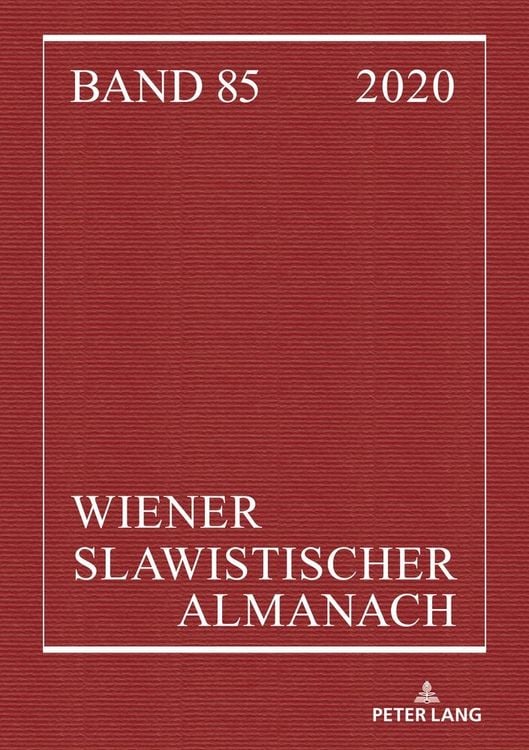 Produktbild: Wiener Slawistischer Almanach Band 85/2020