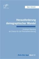 Produktbild: Herausforderung demographischer Wandel: Employer Branding als Chance f&uuml;r die Personalrekrutierung