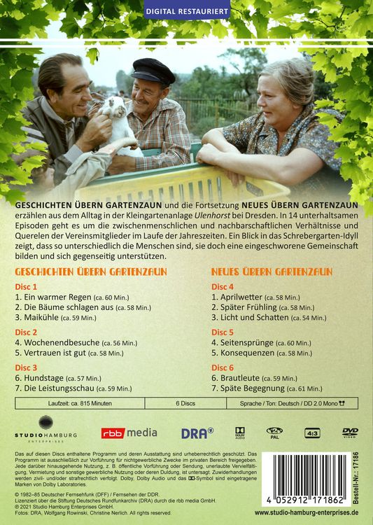Produktbild: Geschichten & Neues &uuml;bern Gartenzaun [6 Discs] (DDR-TV-Archiv)