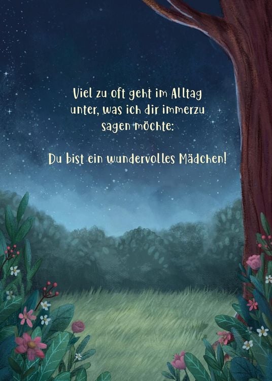 Produktbild: F&uuml;r ein wundervolles M&auml;dchen wie dich