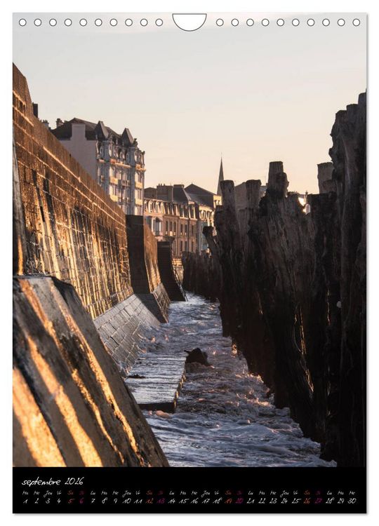 Produktbild: Portraits de Saint-Malo (Calendrier mural 2026 DIN A4 horizontal), CALVENDO calendrier mensuel