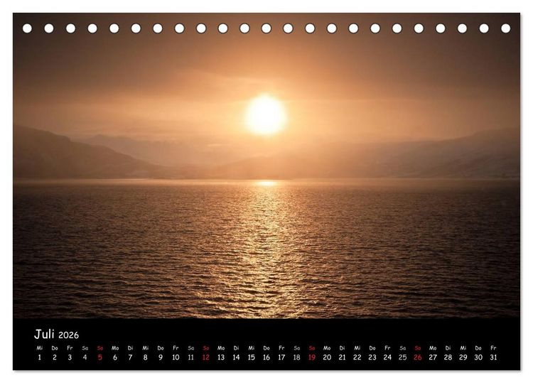 Produktbild: Norwegen (Tischkalender 2026 DIN A5 quer), CALVENDO Monatskalender