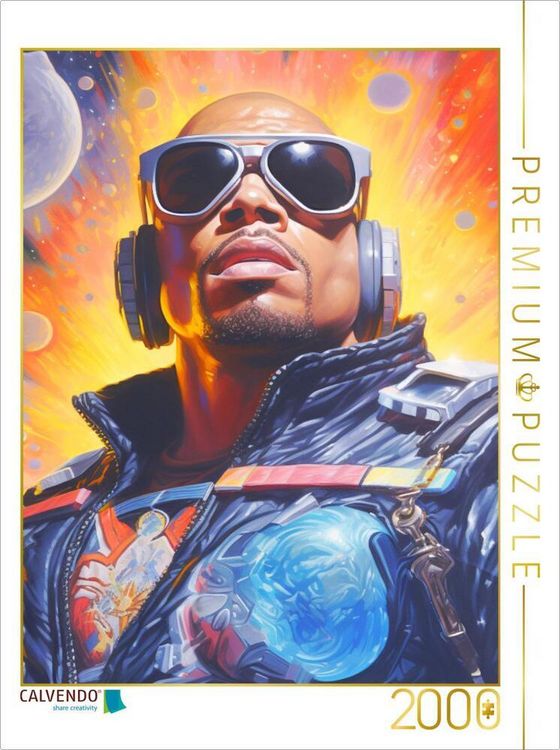 Produktbild: CALVENDO Puzzle Starker Space-Marine | 2000 Teile Lege-Gr&ouml;&szlig;e 90x67cm Foto-Puzzle f&uuml;r gl&uuml;ckliche Stunden