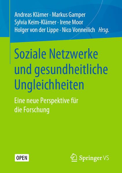 Produktbild: Soziale Netzwerke und gesundheitliche Ungleichheiten