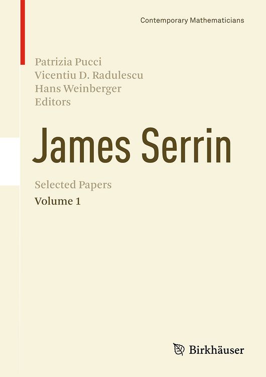 Produktbild: James Serrin. Selected Papers