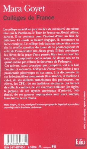 Produktbild: Fre-Colleges De France