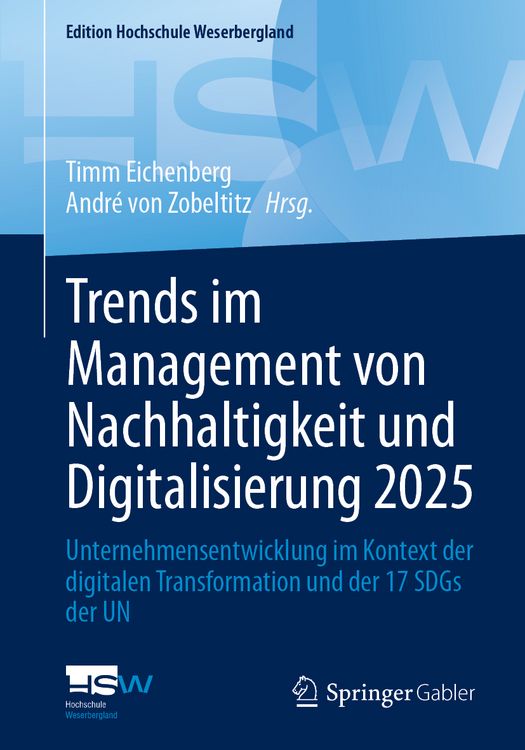 Produktbild: Trends im Management von Nachhaltigkeit und Digitalisierung 2025