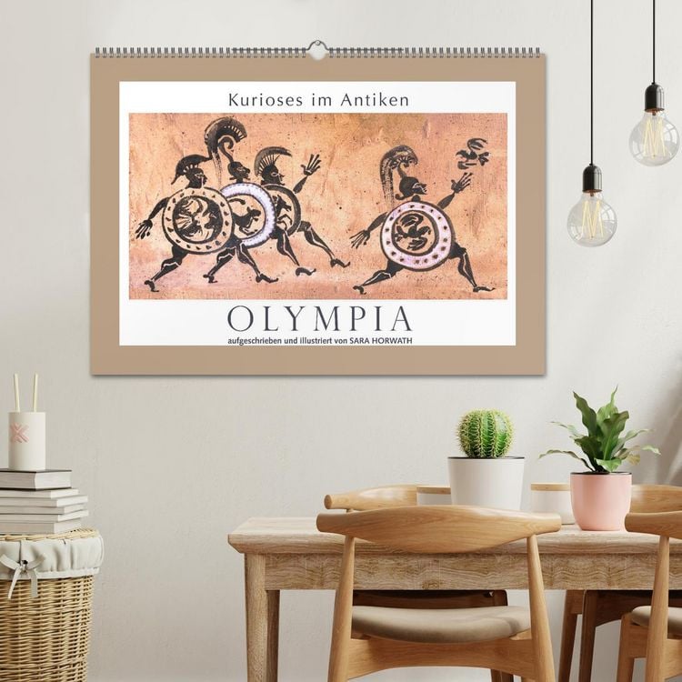 Produktbild: Kurioses im Antiken Olympia (Wandkalender 2027 DIN A2 quer), CALVENDO Monatskalender