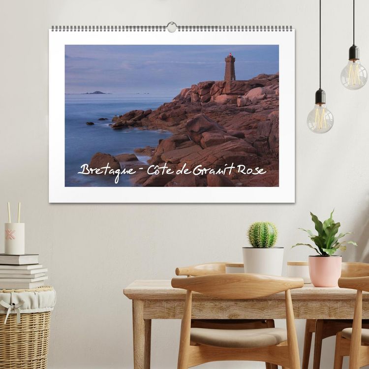 Produktbild: Bretagne - C&ocirc;te de Granit Rose (Wandkalender 2026 DIN A2 quer), CALVENDO Monatskalender