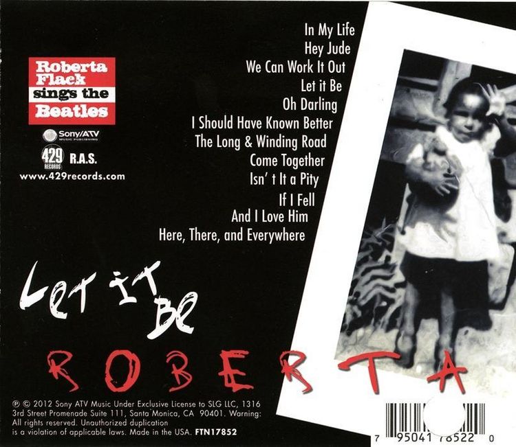 Produktbild: Flack, R: Let it Be Roberta/CD