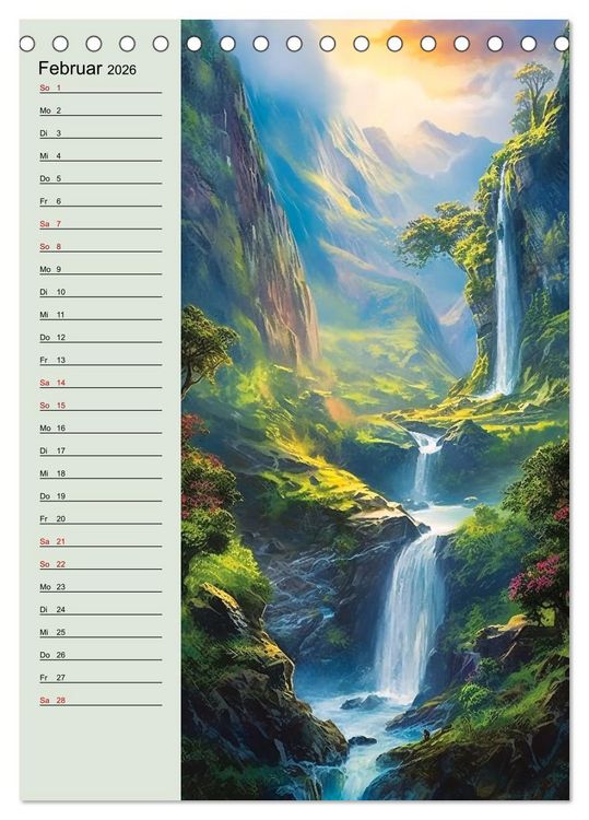 Produktbild: Von oben und unten (Tischkalender 2026 DIN A5 hoch), CALVENDO Monatskalender