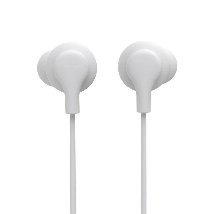 Produktbild: Hama Curly In Ear Kopfh&ouml;rer kabelgebunden Wei&szlig; Lautst&auml;rkeregelung Telefon