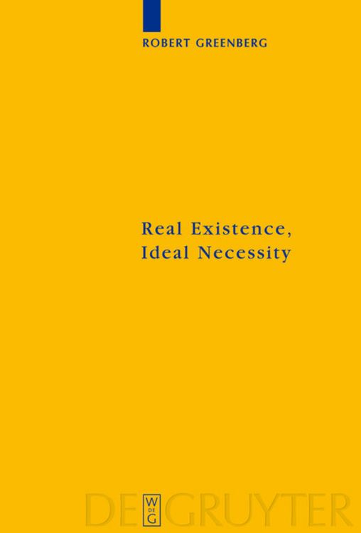 Produktbild: Real Existence, Ideal Necessity