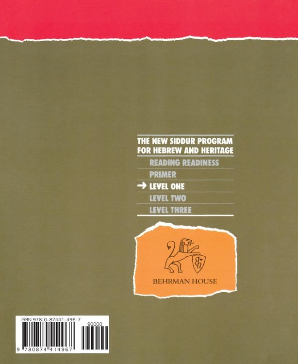 Produktbild: The New Siddur Program: Book 1
