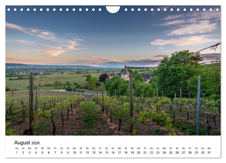 Produktbild: Rheingau 2026 (Wandkalender 2026 DIN A4 quer), CALVENDO Monatskalender