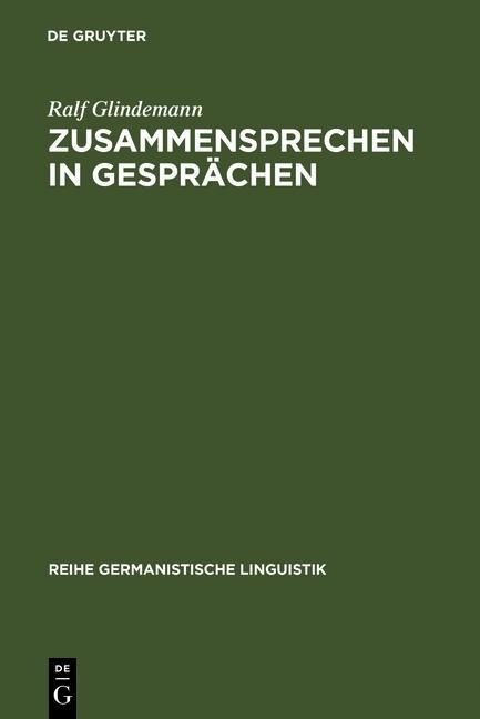 Produktbild: Zusammensprechen in Gespr&auml;chen