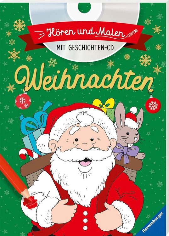 Produktbild: H&ouml;ren und Malen: Weihnachten mit Geschichten-CD
