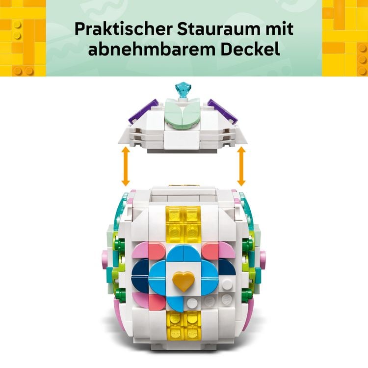 Produktbild: LEGO 40816 Verziertes Osterei, Spielzeug ab 9 Jahren, Ostergeschenk