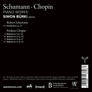 Produktbild: Schumann: Kreisleriana/Chopin: Ballades