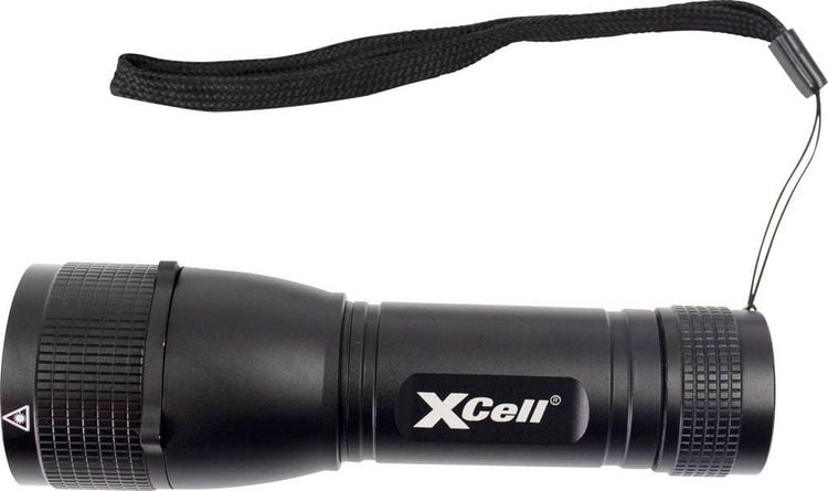 Produktbild: XCell 146362 146362 LED Taschenlampe mit Handschlaufe, mit Holster, mit Stroboskopmodus batteriebetrieben 500 lm 7 h 179 g