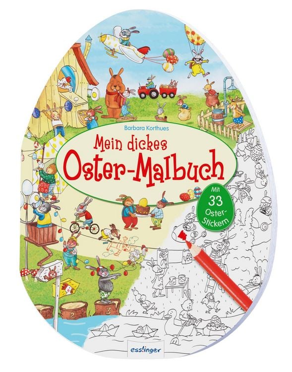 Produktbild: Mein dickes Oster-Malbuch