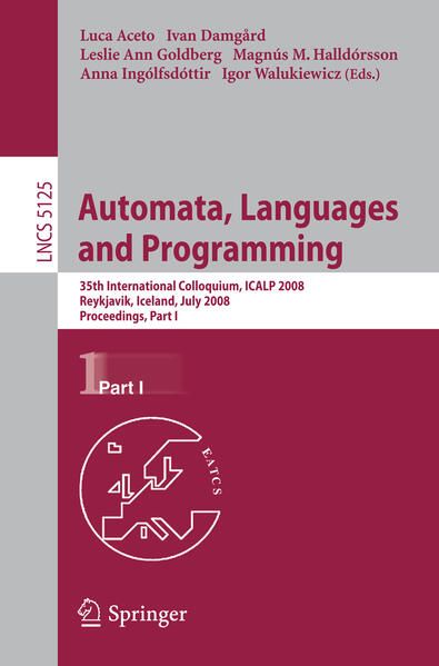 Produktbild: Automata, Languages and Programming