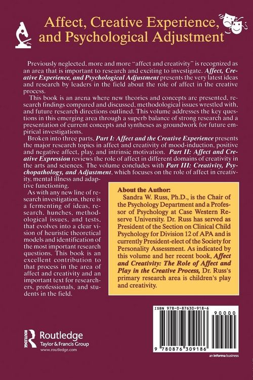 Produktbild: Affect, Creative Experience, And Psychological Adjustment