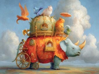 Produktbild: CALVENDO Puzzle Humorvolle Tiere | 1000 Teile Lege-Gr&ouml;&szlig;e 64x48cm Foto-Puzzle f&uuml;r gl&uuml;ckliche Stunden