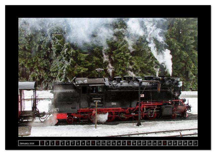 Produktbild: Steam Experience (Wall Calendar 2026 DIN A4 landscape), CALVENDO 12 Month Wall Calendar