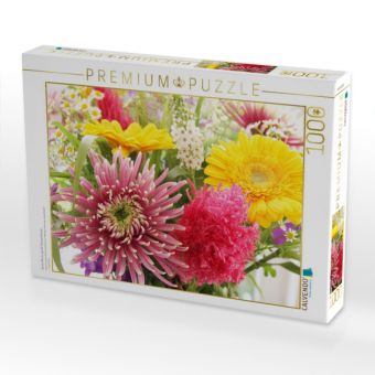 Produktbild: CALVENDO Puzzle Bunte Mischung mit Chrysantheme | 1000 Teile Lege-Gr&ouml;&szlig;e 64x48cm Foto-Puzzle f&uuml;r gl&uuml;ckliche Stunden