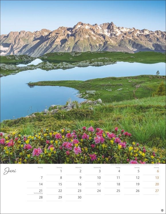 Produktbild: Sch&ouml;nes Alpenland Posterkalender 2027