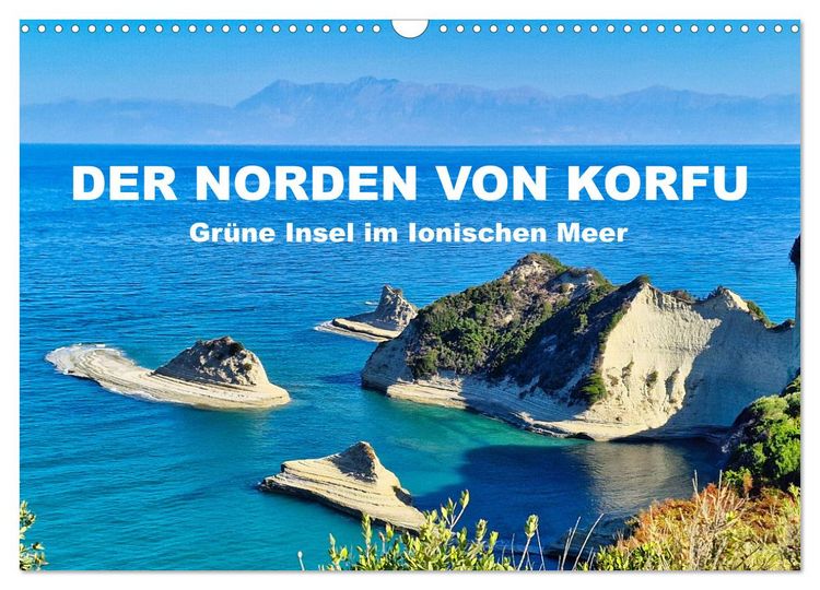 Produktbild: Der Norden von Korfu (Wandkalender 2026 DIN A3 quer), CALVENDO Monatskalender