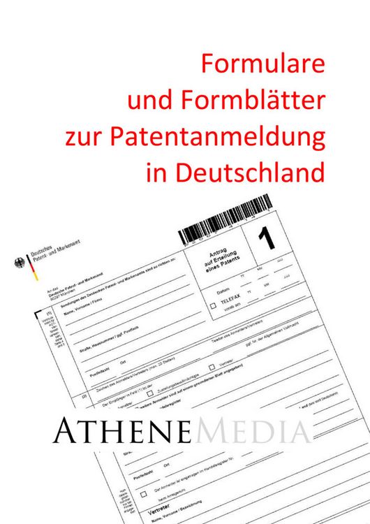 Produktbild: Formulare und Formbl&auml;tter zur Patentanmeldung in Deutschland